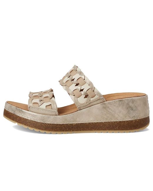 Clarks Metallic Kassanda Mule Sandals 9.5 C