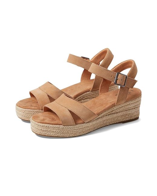 TOMS Brown Audrey (Honey Suede) Shoes