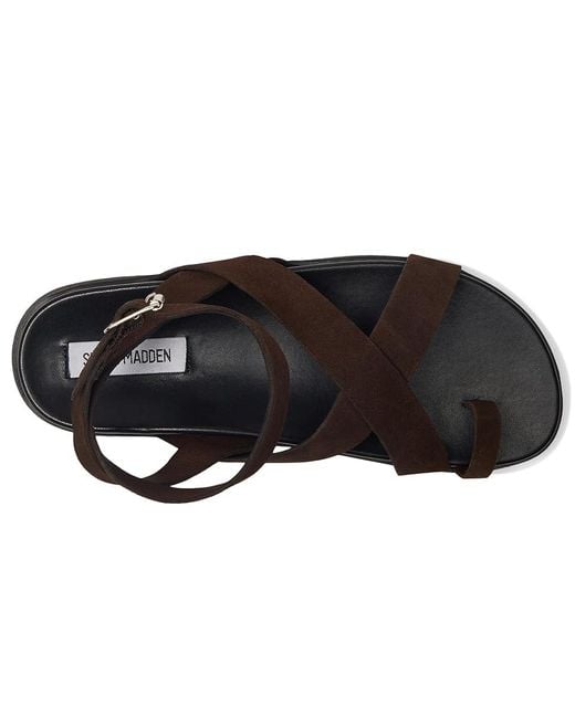 Steve Madden Mira Sandals in Black | Lyst