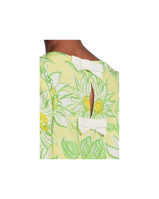Lilly Pulitzer Green Hisli Short Sleeve Top Clothing, Cotton