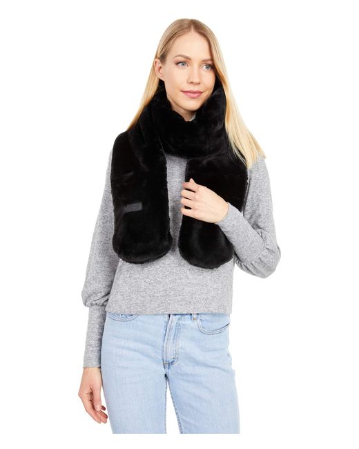 ugg faux fur scarf