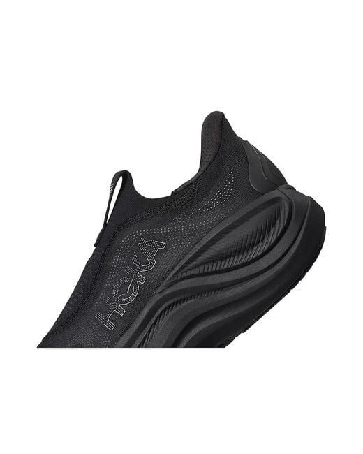 Hoka One One Black Skyward Laceless Running Shoes/ 14 D for men