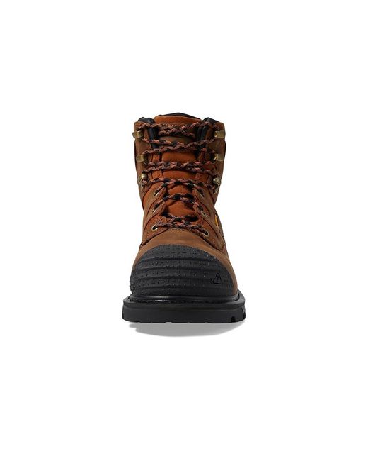 Keen Brown Camden 6 Waterproof Composite Toe (Leather/) Shoes for men