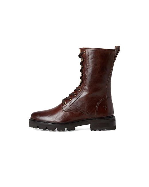 Frye Black Olivia Combat Boots 7 B