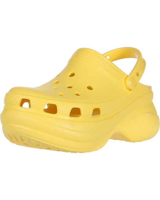 Yellow crocs women's 9 sale