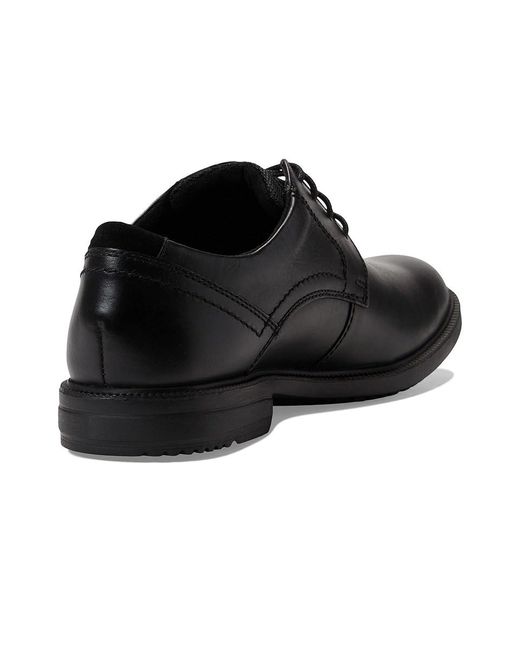 Rockport Black Berenger Plain Toe Oxford Shoes 6.5 W (Ee) Leather for men