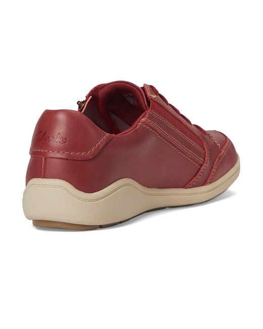 Clarks Red Bryianne Bayla Shoes 9 B