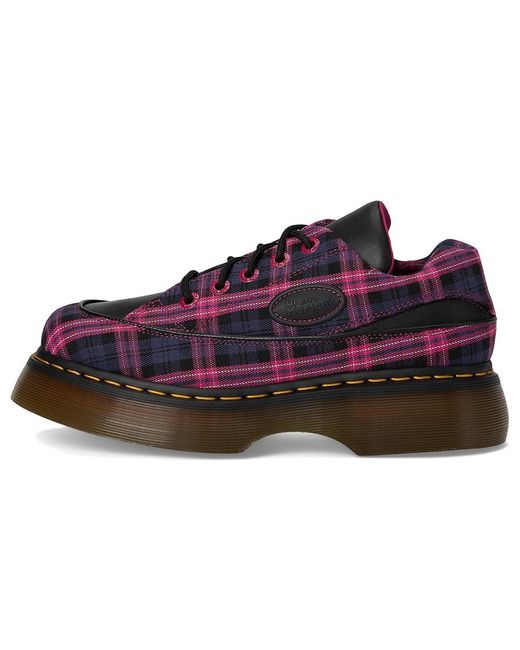 Dr. Martens Multicolor Buzz 5I Shoes/ Tartan, Leather