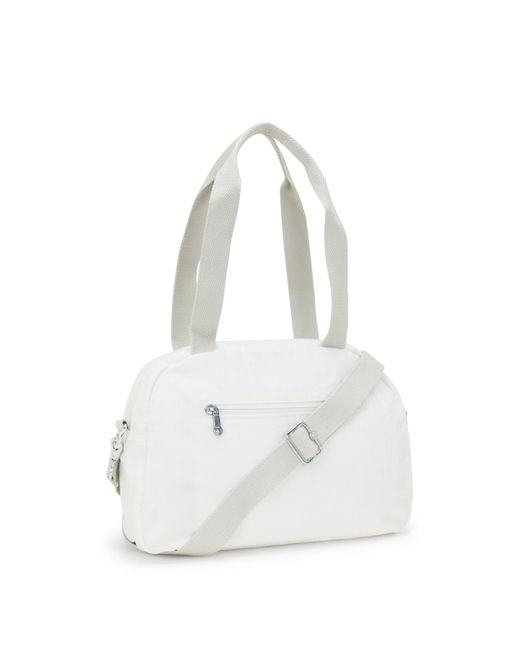 Kipling White Shoulder Bag Cool Defea Pure Alabaster Medium