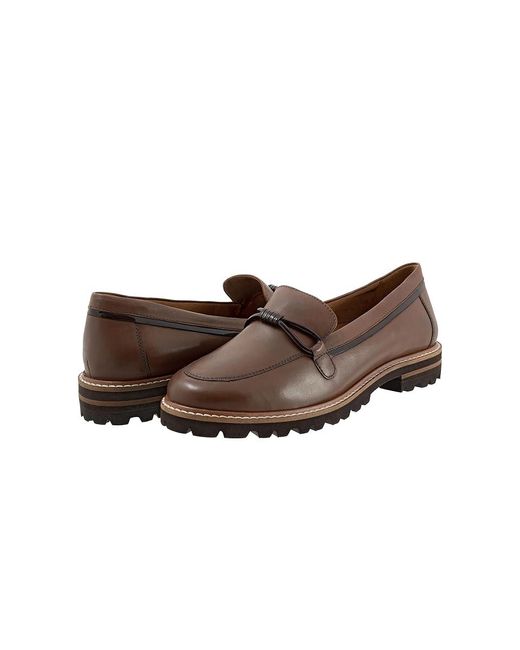 Trotters Brown Fiora (Dark) Flat Shoes
