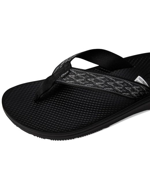 Chaco Black Classic Flip Shoes Summit/ 7 D for men
