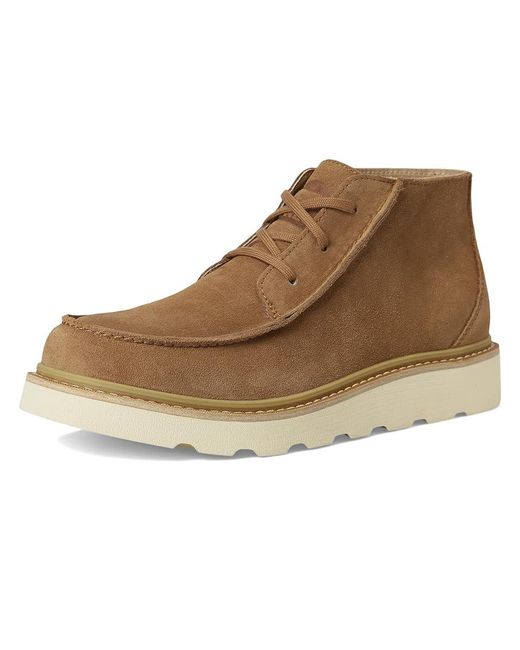 Sorel Natural Slabtown 62' Stoic Mid Slip On Shoes Velvet Tan/Bleached Ceramic 7.5 D for men