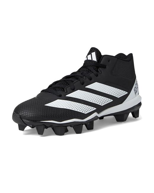 Adidas Black Adizero Impact.2 Molded Rubber Football Cleats Cleated Shoes/ 9 D for men