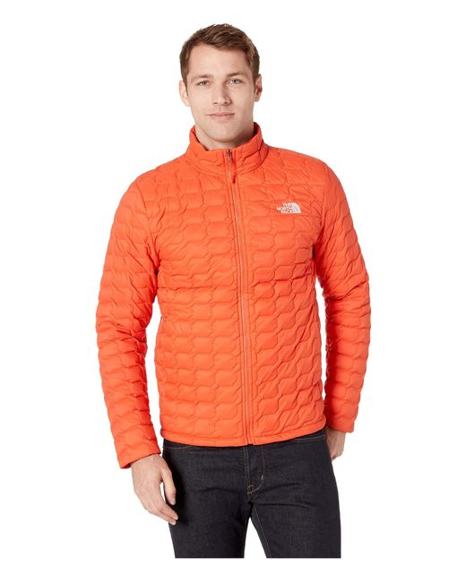 The North Face Orange Thermoball Jacket for men