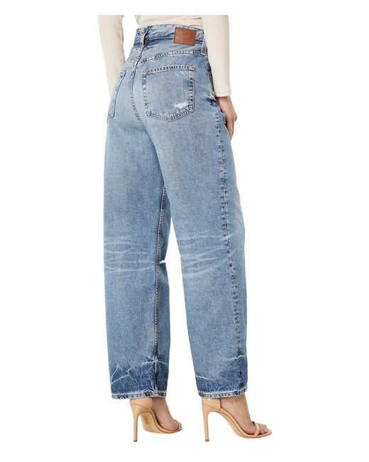 Skilt kom over bh AG Jeans Knox High-rise Baggy Boyfriend In 24 Years A-list in Blue | Lyst