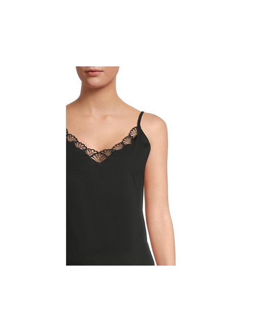 Natori Black Bliss Serenity Cami Pajama Pajama Sets Xs 2-4) Nylon