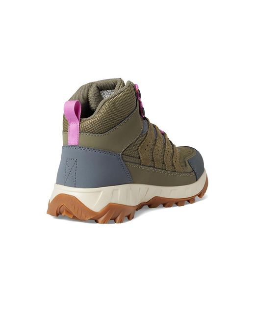 Columbia Black Strata Trail Mid Wp (Stone/Sunstone) Shoes