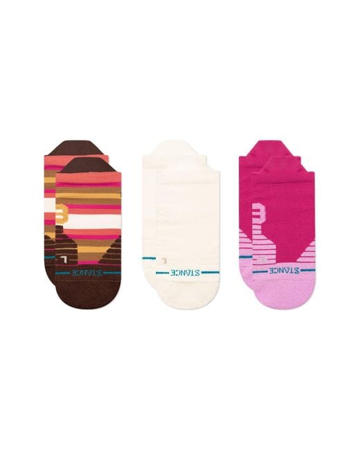 Stance Pink Steady Flow 3-pack