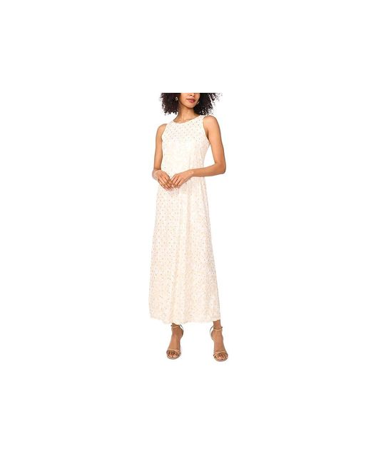Vince Camuto Black Keyhole Back Maxi Dress