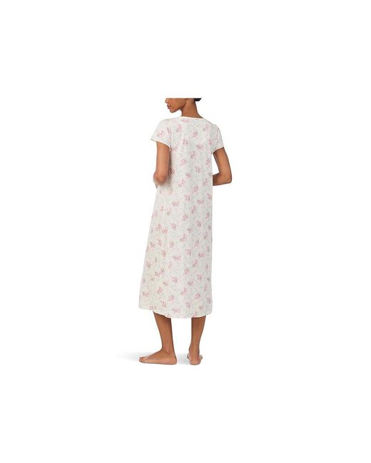 Ralph Lauren Black Flutter Sleeve Knit Ballet Gown Pajama Sets Lg (Us 12-14) Cotton/Viscose
