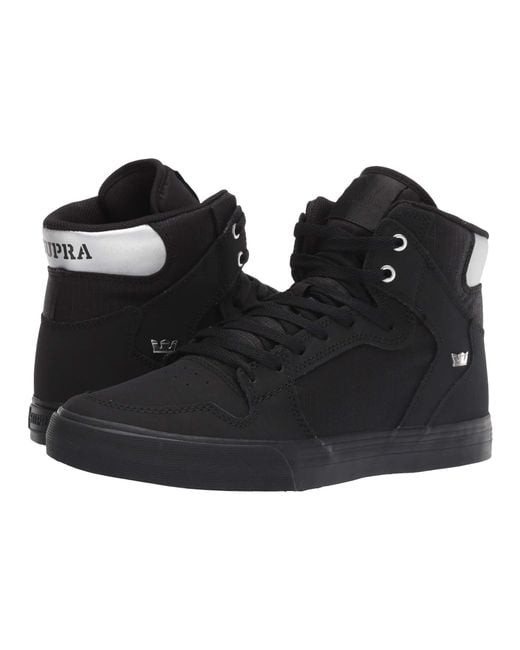 Supra Vaider (black/chrome/black) Skate Shoes for men