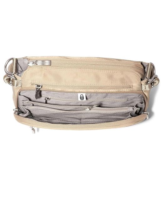 Baggallini Natural Marais Crossbody Cross Body Handbags, Nylon