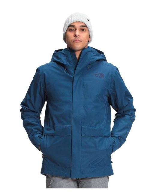 The North Face Synthetic Clement Triclimate Jacket in Blue for Men - Lyst