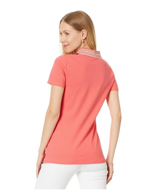 Tommy Hilfiger Pink Polo Tee