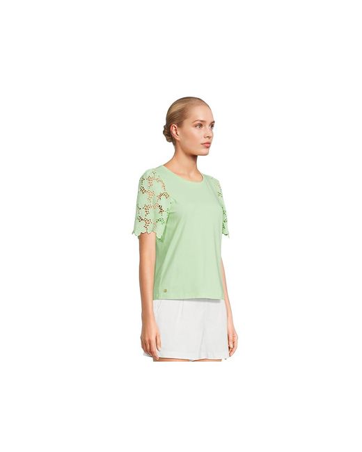 Lilly Pulitzer Green Sebene Knit Top Clothing, Cotton