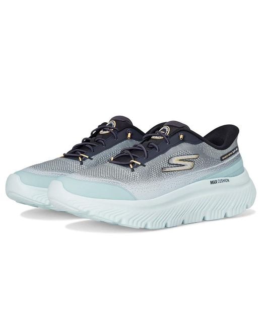 Skechers Blue Go Walk Max Cushioning Hyper Burst Zoltar Hands Free Slip-In Walking Shoes 8 D for men
