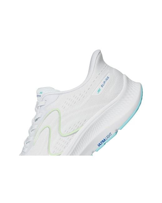 Skechers White Go Run Consistent 2.0 Lockhart Hands Free Slip-Ins Shoes 8 B