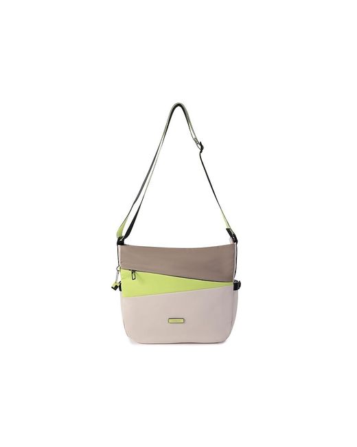 Hedgren Black Milky Way Large Crossover Sling Handbags, Polyester