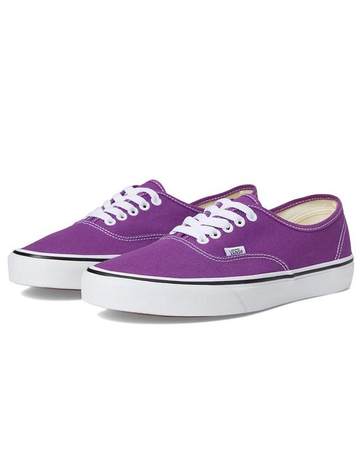 Vans Purple Authentic Skate Shoes 4.5