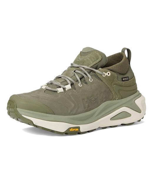 Hoka One One Green Kaha 3 Low Gtx(R) Hiking Boots Eucalyptus/Birch 11 D for men