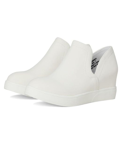 Journee Collection White Cardi Shoes, Faux Leather