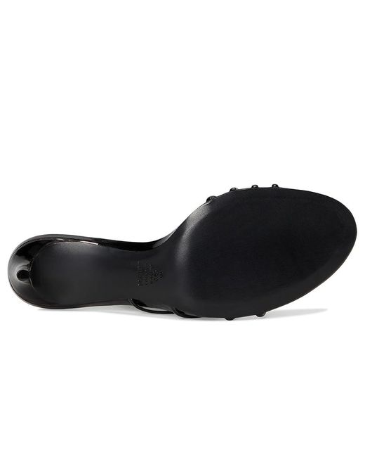 SCHUTZ SHOES Black Inez Mule Sandals, Leather