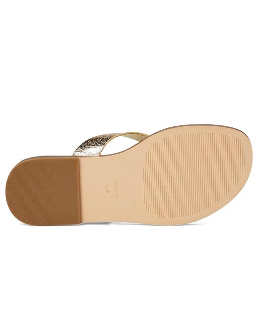 MICHAEL Michael Kors White Koko Flip Flop