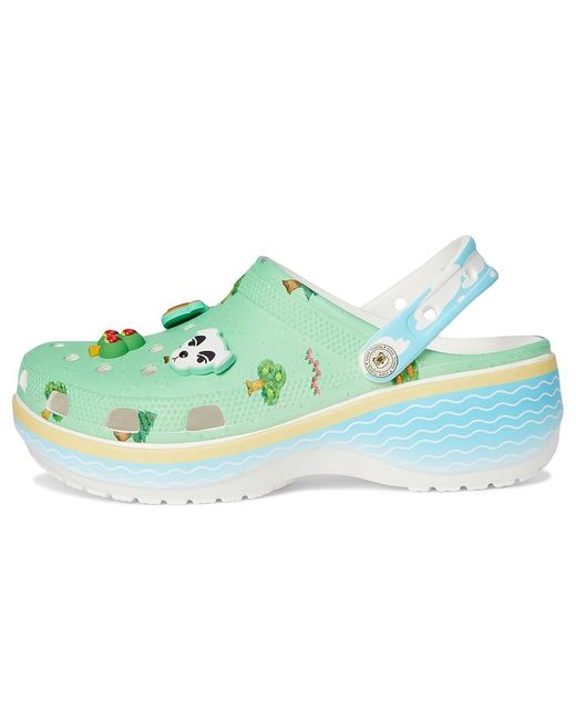 CROCSTM Green Platform Clog Clog Shoes, Eva