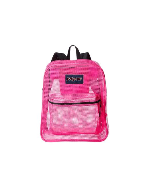 Jansport Mesh Pack (ultra Pink) Backpack Bags