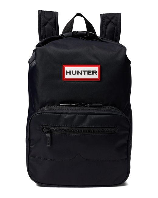 HUNTER Synthetic Nylon Mini Pioneer Topclip Backpack in Black Lyst