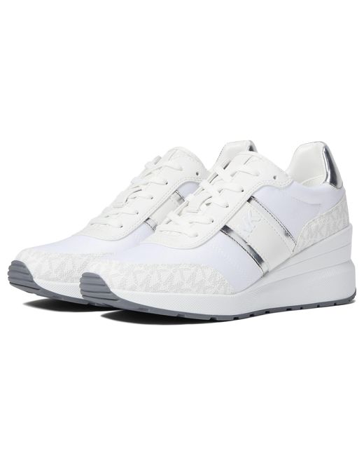 MICHAEL Michael Kors Synthetic Mabel Trainer in White | Lyst