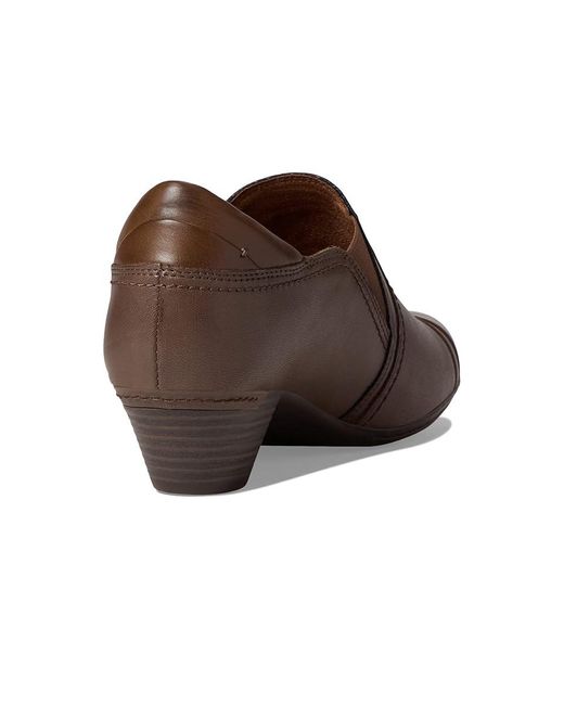 Cobb Hill Brown Laurel Slip-On (Bark Leather) Boots