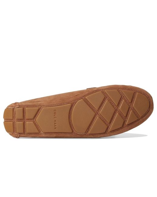 Cole Haan Brown Emmie Knot Driver Flat Shoes 8 B