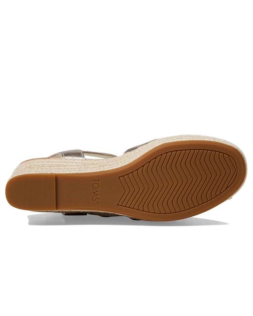 TOMS Audrey (Light Metallic Leather) Shoes
