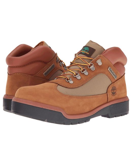 Timberland Multicolor Field Boot F/l Waterproof (sundance Old River Waterbuck) Men's Lace-up Boots for men