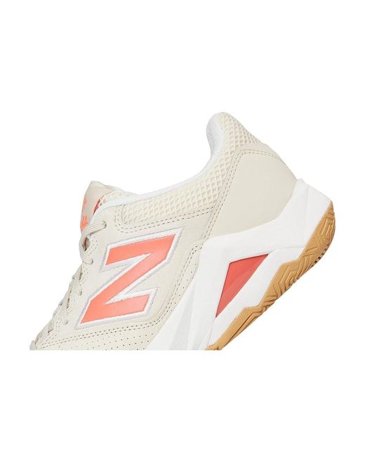 New Balance White Coco Delray Tennis Shoes Skate Shoes Bisque/Urgent 10 D