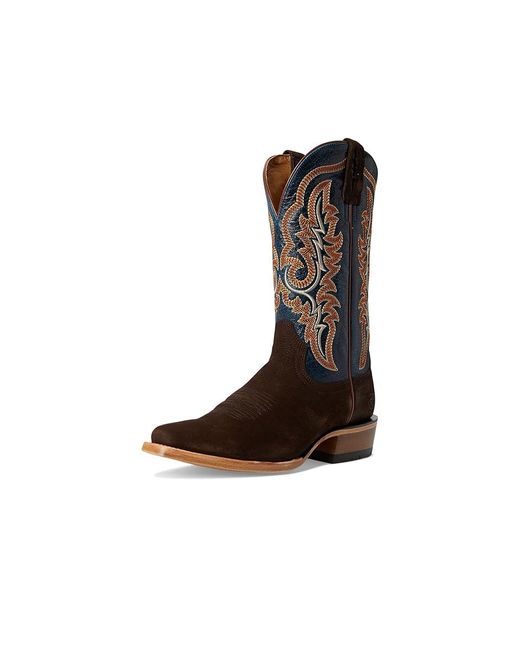 Ariat Black Futurity Relentless Bama Fury Cowboy Boots Chocolate Bison/Royal 9 D for men
