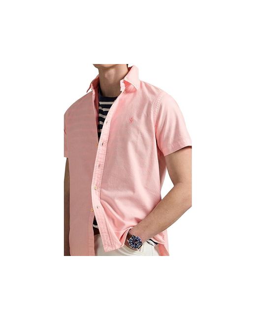Polo Ralph Lauren Pink Classic Fit Oxford Shirt Clothing for men