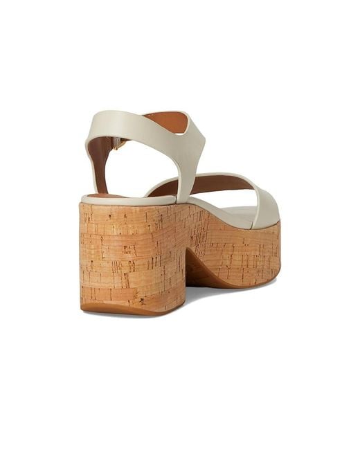 Fitflop Metallic Platfforms Leather/Cork Heeled Ankle-Strap Sandals Wedge Shoes 9 M (B)