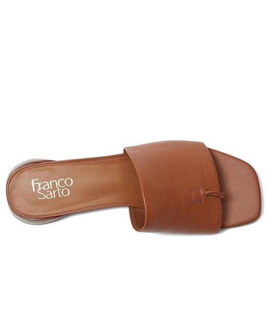 Franco Sarto Brown Loran Shoes, Leather